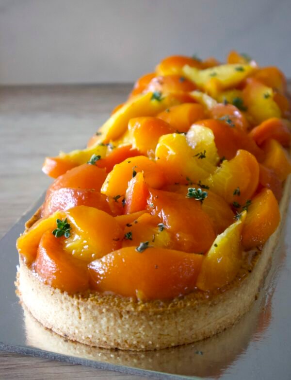 Peach and Vanilla Tart (v) (gf) - Image 4